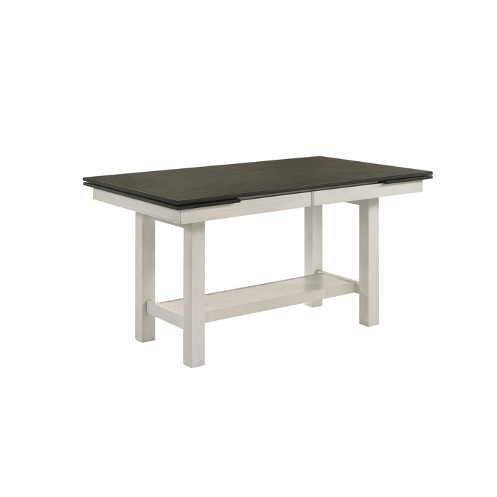 Brook Bay - Gathering Trestle Table Base - Textured White / Carbon Gray