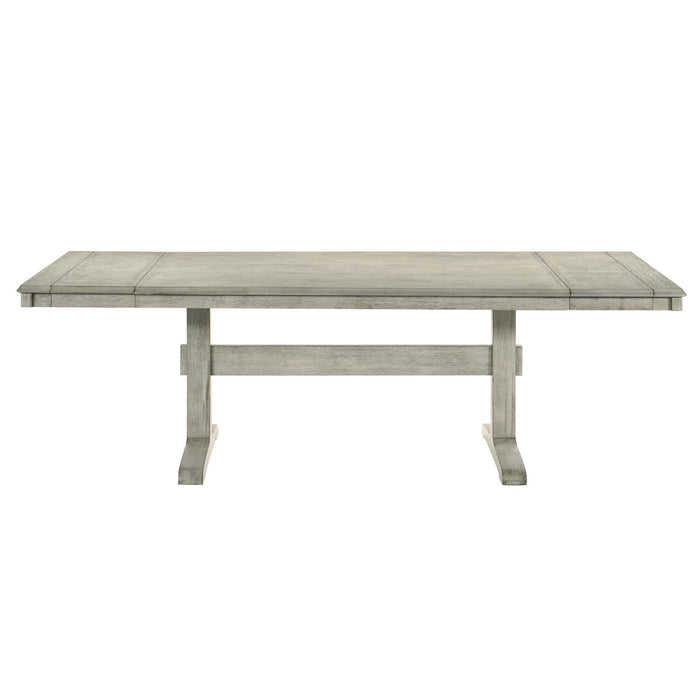 Hallendale - Trestle Table - White