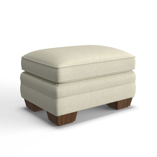 La-Z-Boy Meyer Ottoman 240694 in Nico Oyster, front view