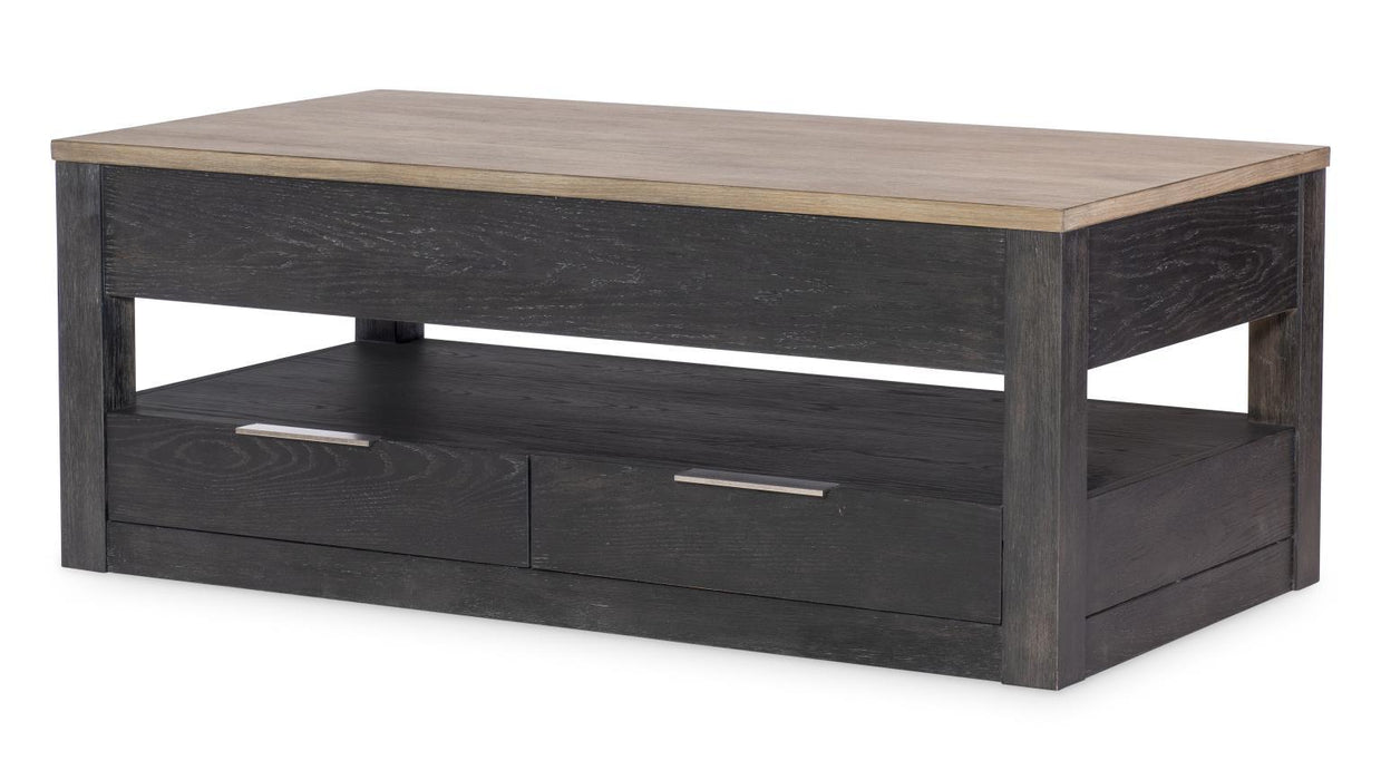 Halifax - Lift Top Cocktail Table - Flax And Java