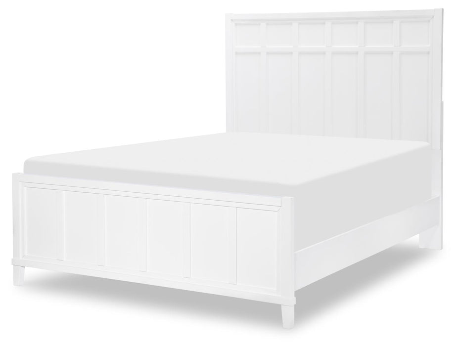 Horizons - Full Panel Headboard - Alabaster