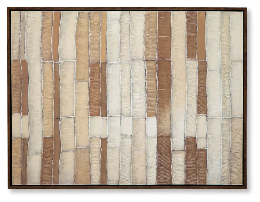 Kalanmore - Brown / Tan / White - Wall Art