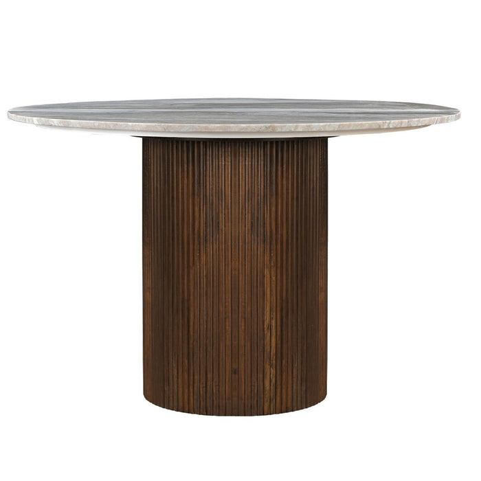 Kaleidoscope - Pedestal Table- Brown