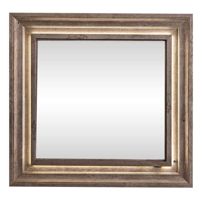Horizons - Lighted Mirror - Graystone
