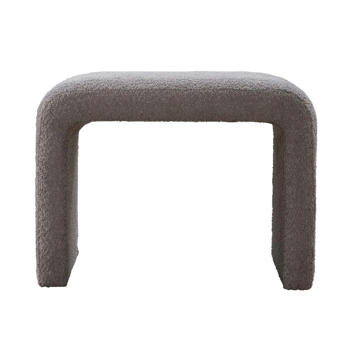 Cascade Falls - Upholstered Accent Stool - Satin Espresso