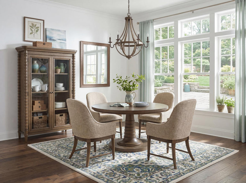 Seraphina - Leg Table - Midnight Oak