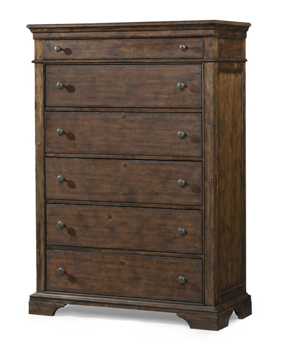 Trisha Yearwood Home - 6 Drawers Chest - Coffee Brown