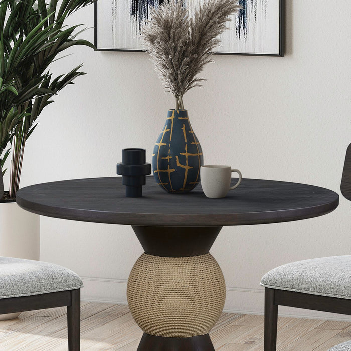 Briarcrest - 36'' Pedestal Table Top - Dark Smoke