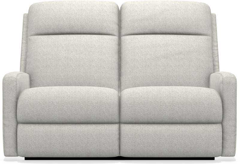 La-Z-Boy Finley 32X747 power wall reclining loveseat with headrest and lumbar, front dimensions diagram
