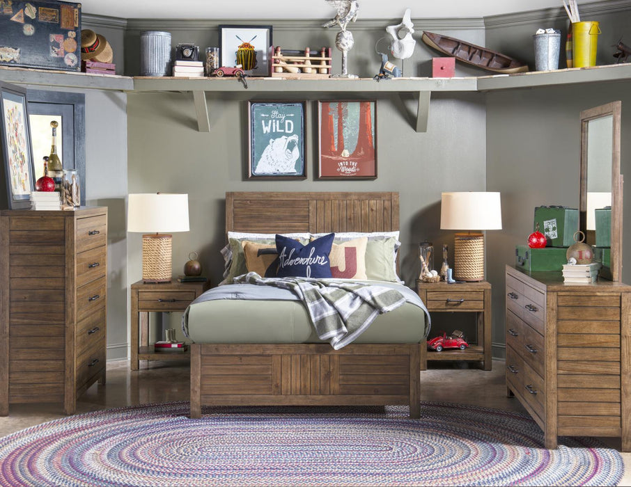 Summer Camp - Panel Footboard - Full - Tree Brown