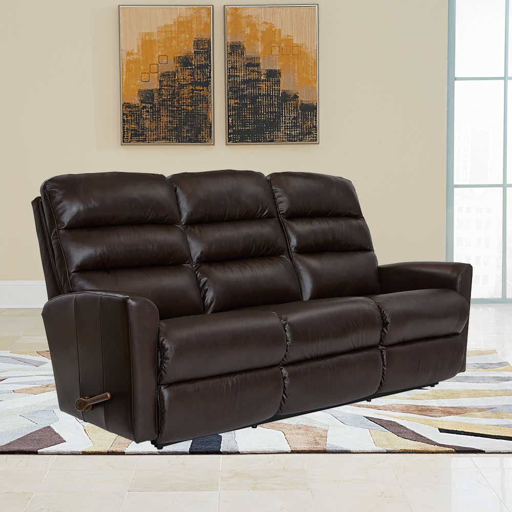 La-Z-Boy Liam wall reclining sofa, side angle