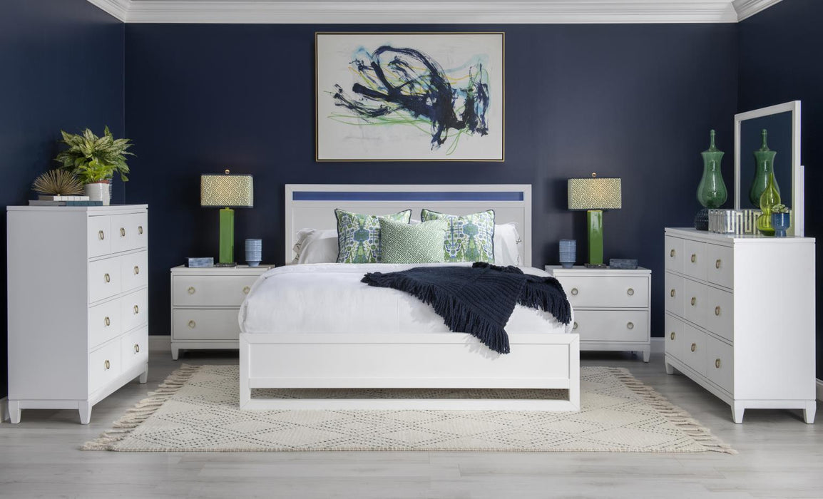 Summerland - King Panel Headboard - White