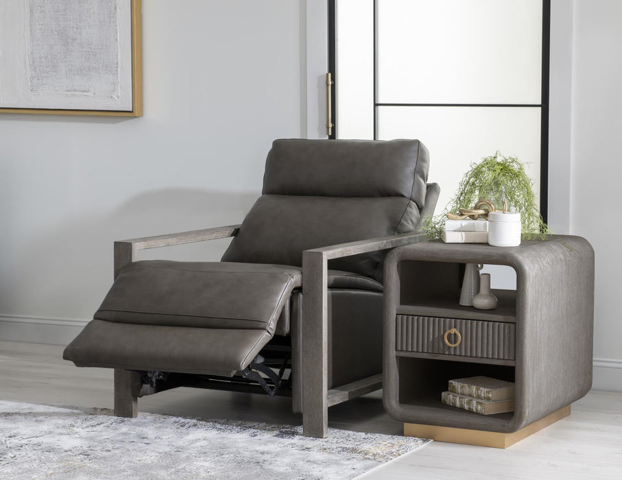 Luna Ravello - Wood Arm Recliner
