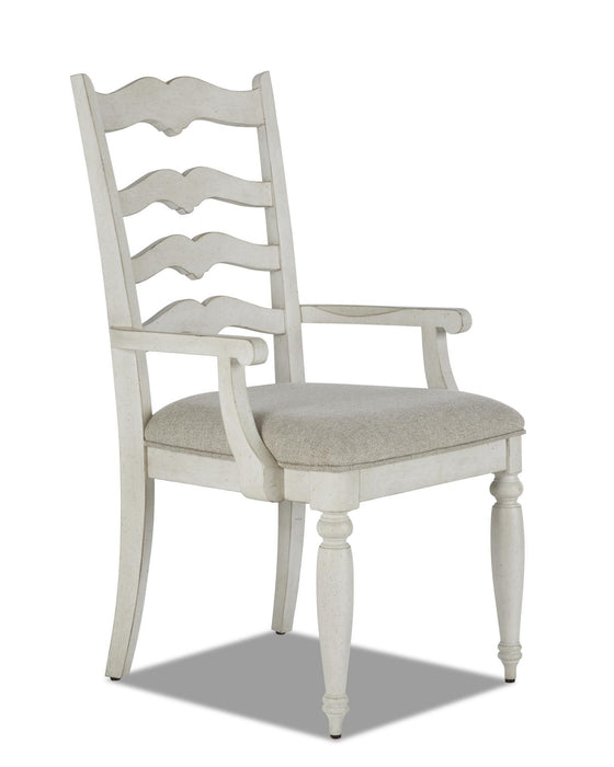 Nashville - Ladderback Arm Chair (Set of 2) - Cloud