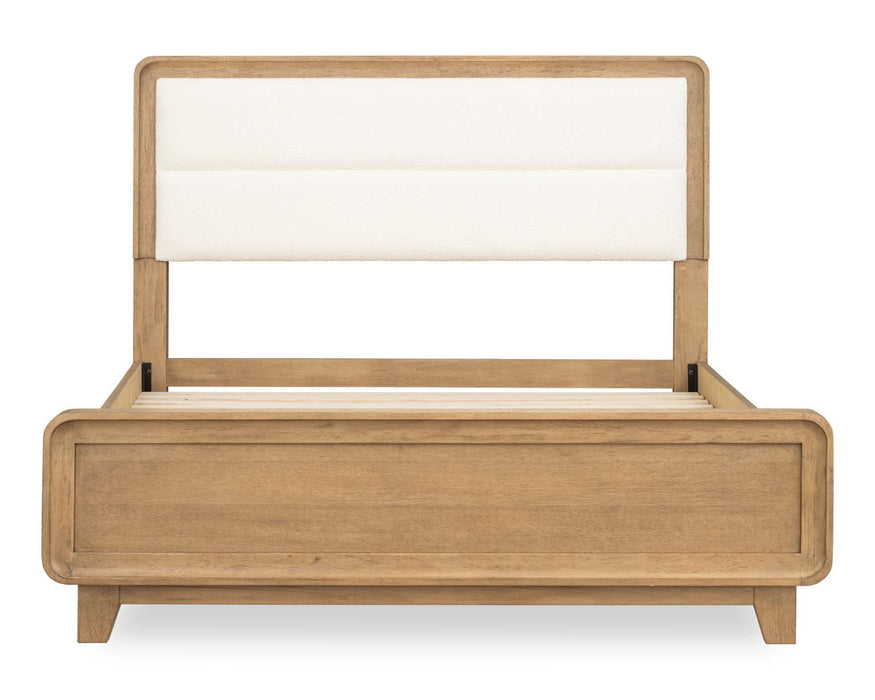 Theo - Full Panel Footboard With Slats - Desert Oak