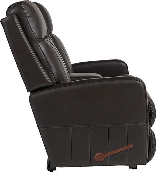 La-Z-Boy Finley 339747 wall reclining loveseat with console, side dimensions diagram