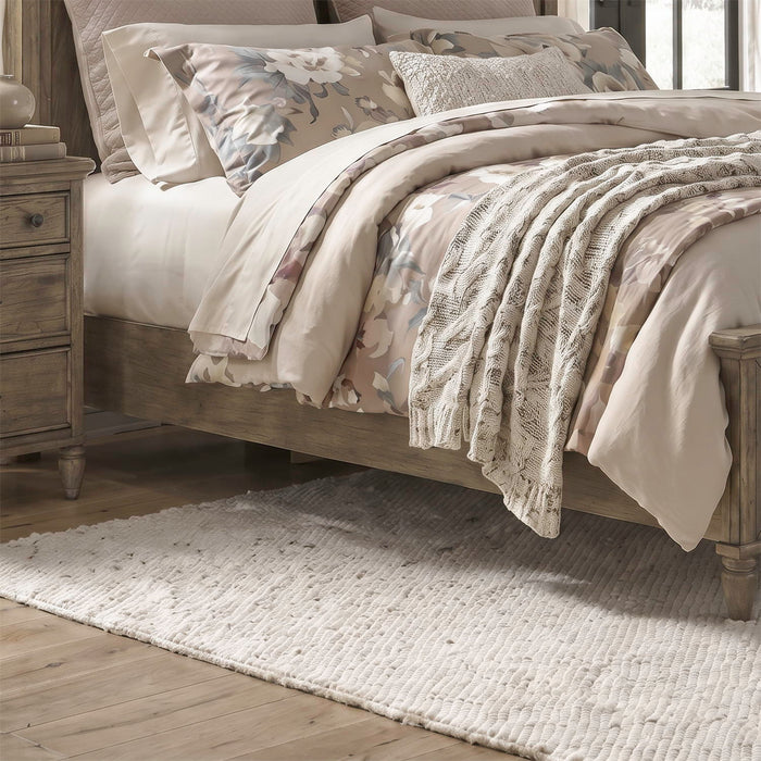 Hickory Grove - Panel Bed Rails - Heirloom Brown