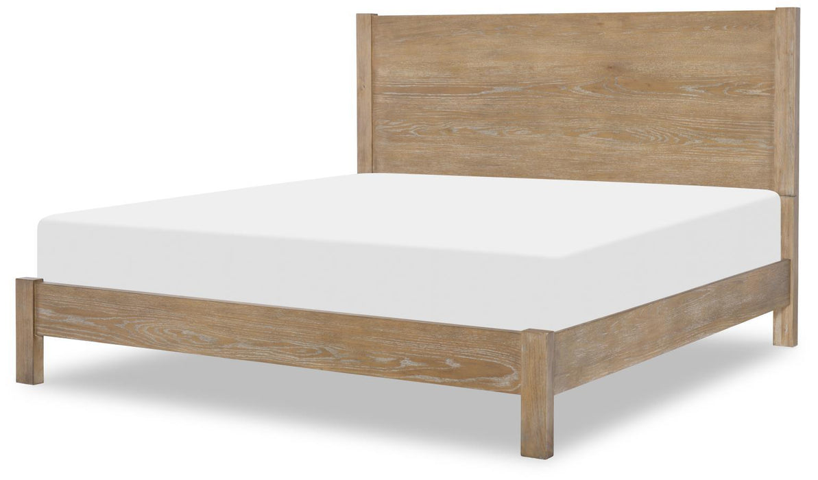 Horizons - King Panel Headboard - Weathered Oak
