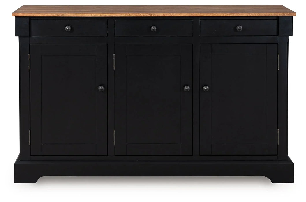Wildenauer - Brown / Black - Dining Room Buffet