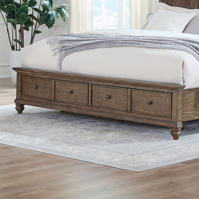 Twin Lakes - Queen Storage Footboard - Chestnut