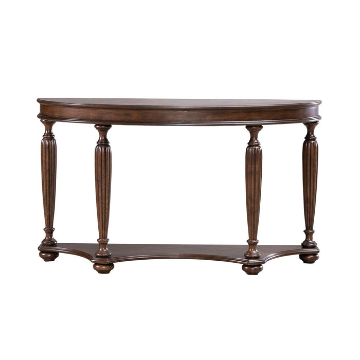 Allington - Demilune Sofa Table - Brown