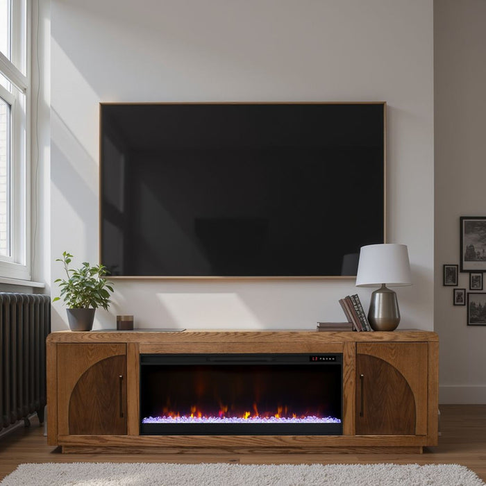 Eclipse - Fireplace TV Stand