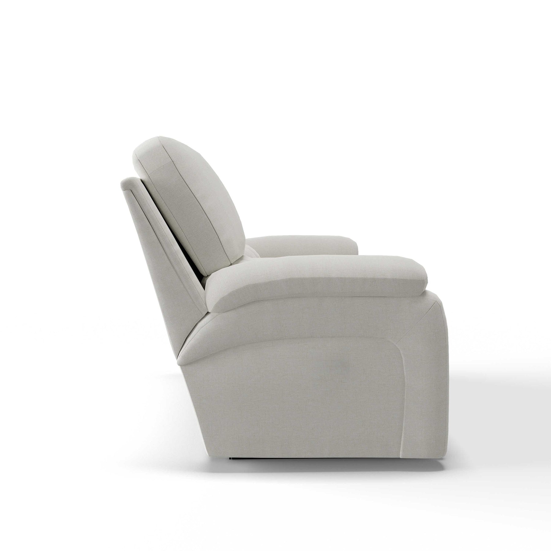 La-Z-Boy Greyson 449530 reclining loveseat with console, side dimensions