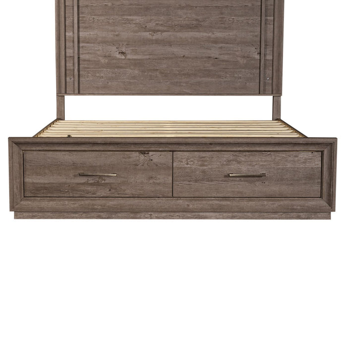 Horizons - Queen Storage Footboard - Gray