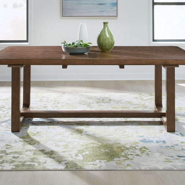 Harmony - Trestle Table Base - Brownstone