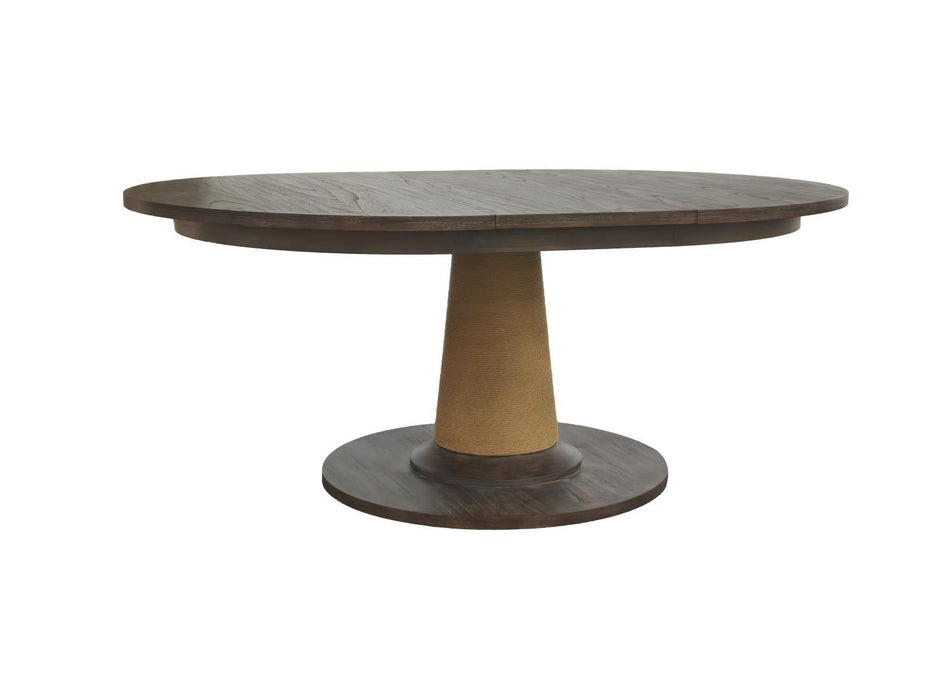 Reflections - Round Dining Table Base - Dark Roast