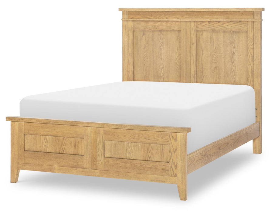 Today's Traditions - Full Panel Footboard With Slats - Natural Hickory
