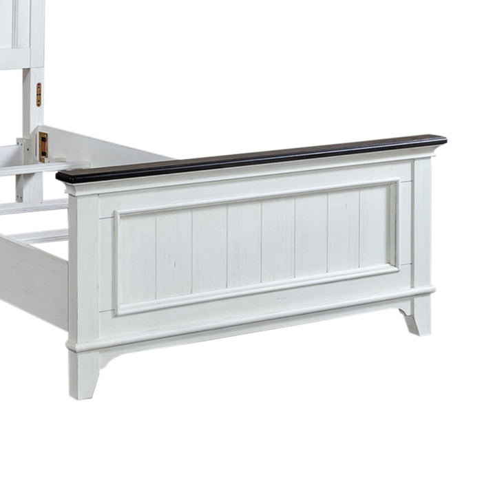Allyson Park - Twin Panel Footboard - White