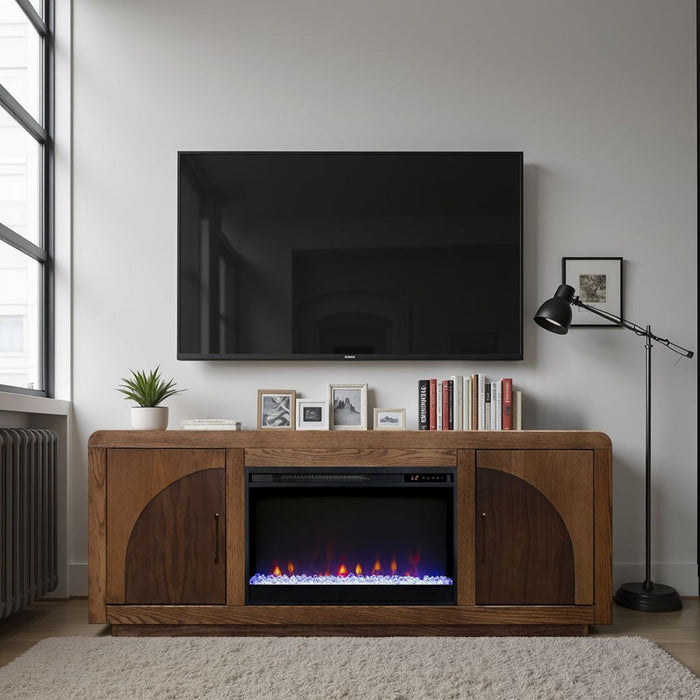 Eclipse - Fireplace TV Stand