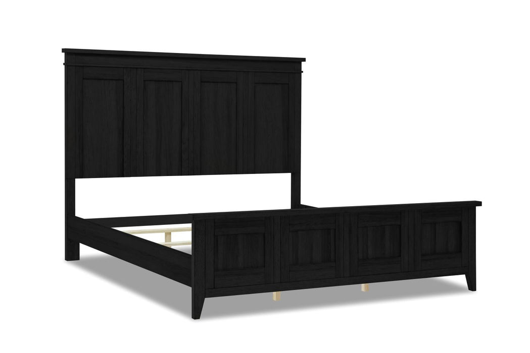 Today's Traditions - Panel Headboard King - Blacksmith
