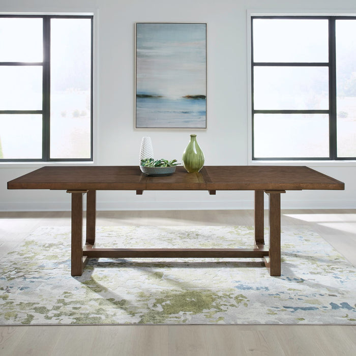 Harmony - Trestle Table Top - Brownstone