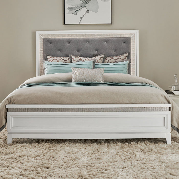 Reflections - King Panel Footboard - Pearl White