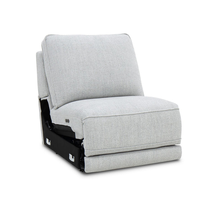 Blake - Armless Recliner P2 & Zero Wall - Estero Smoke