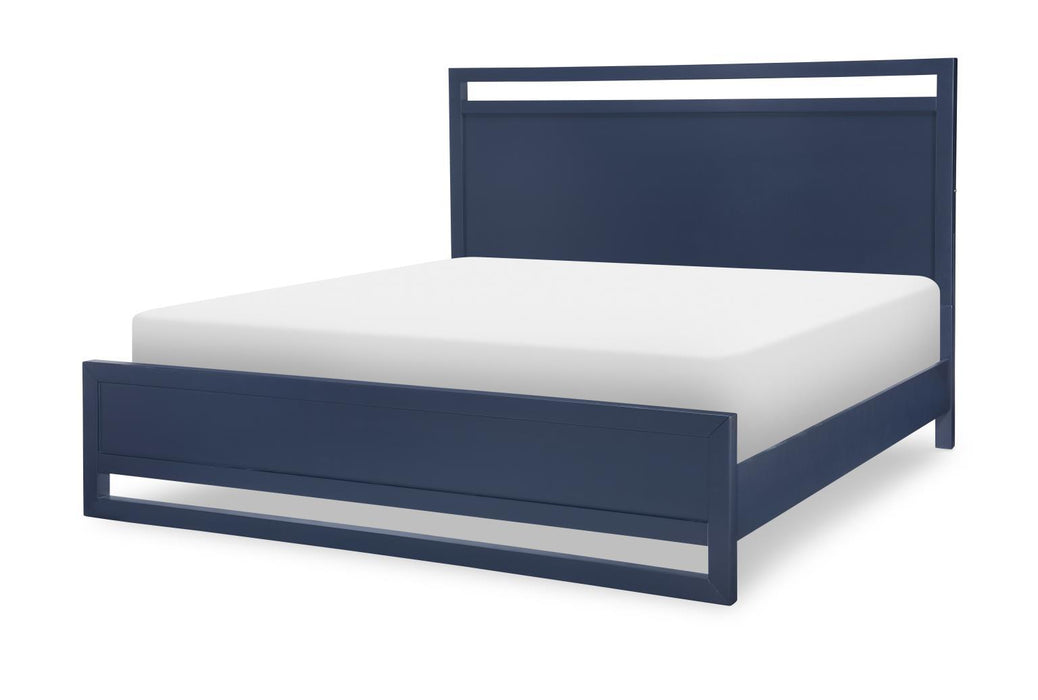 Summerland - Queen Panel Headboard - Blue