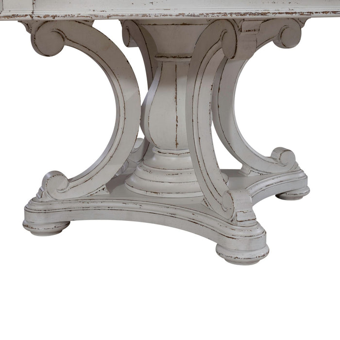 Magnolia Manor - Round Pedestal Table Base - White