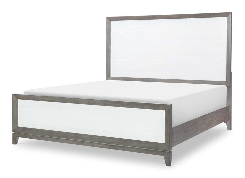 Terra Luna - Side Rails - California King - White Cloud & Nightfall