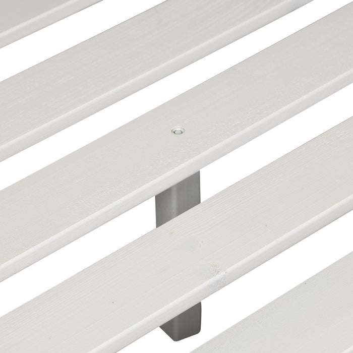 Modern Farmhouse - California King Platform Rails - White