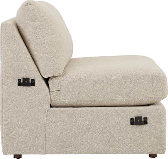 La-Z-Boy Tahoe Armless Chair 60M632 manufacturer side dimension view