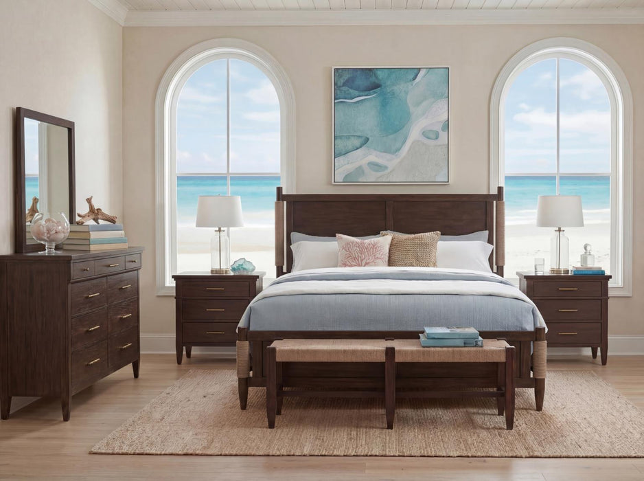 Reflections - Complete Upholstered Sleigh Bed With Storage Footboard