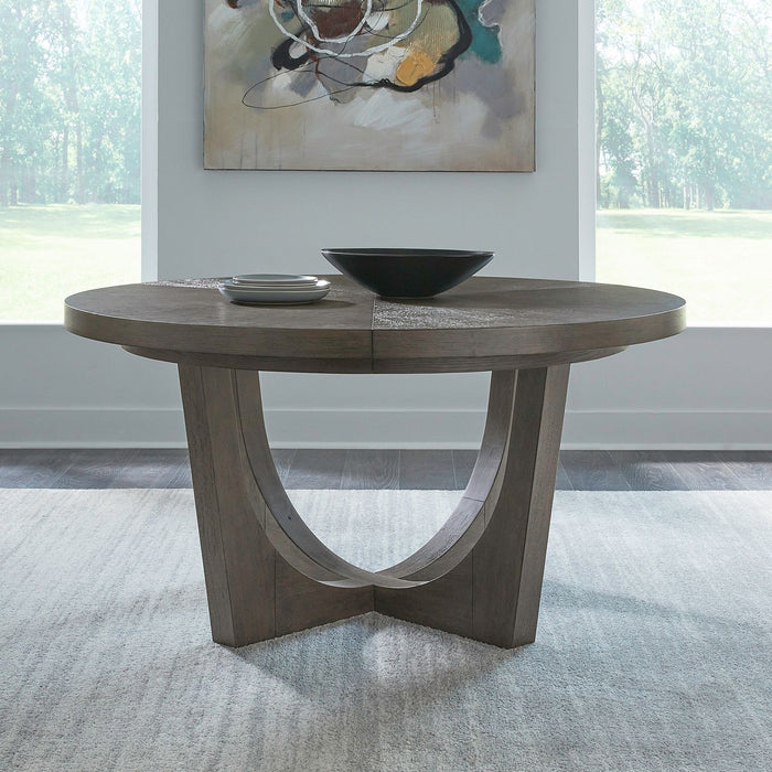 Cascade Falls - Pedestal Table - Brown