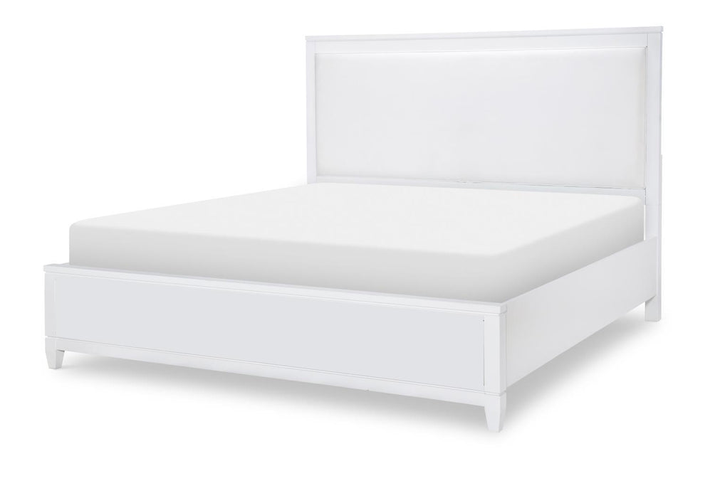 Summerland - Queen Panel Footboard With Tapered Legs - White