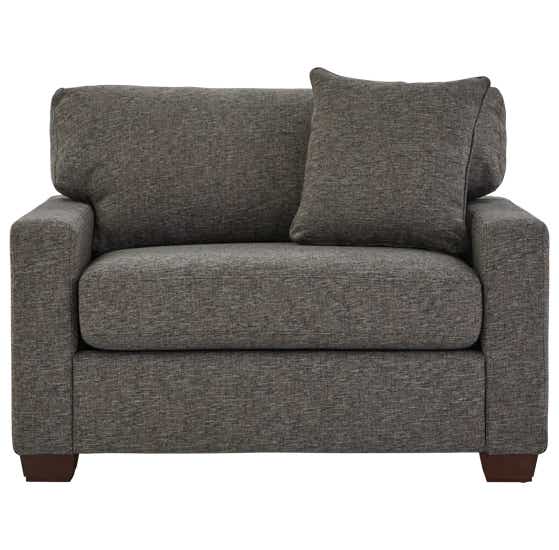 La-Z-Boy Shiloh Chair & a Half 655636 manufacturer front dimension view