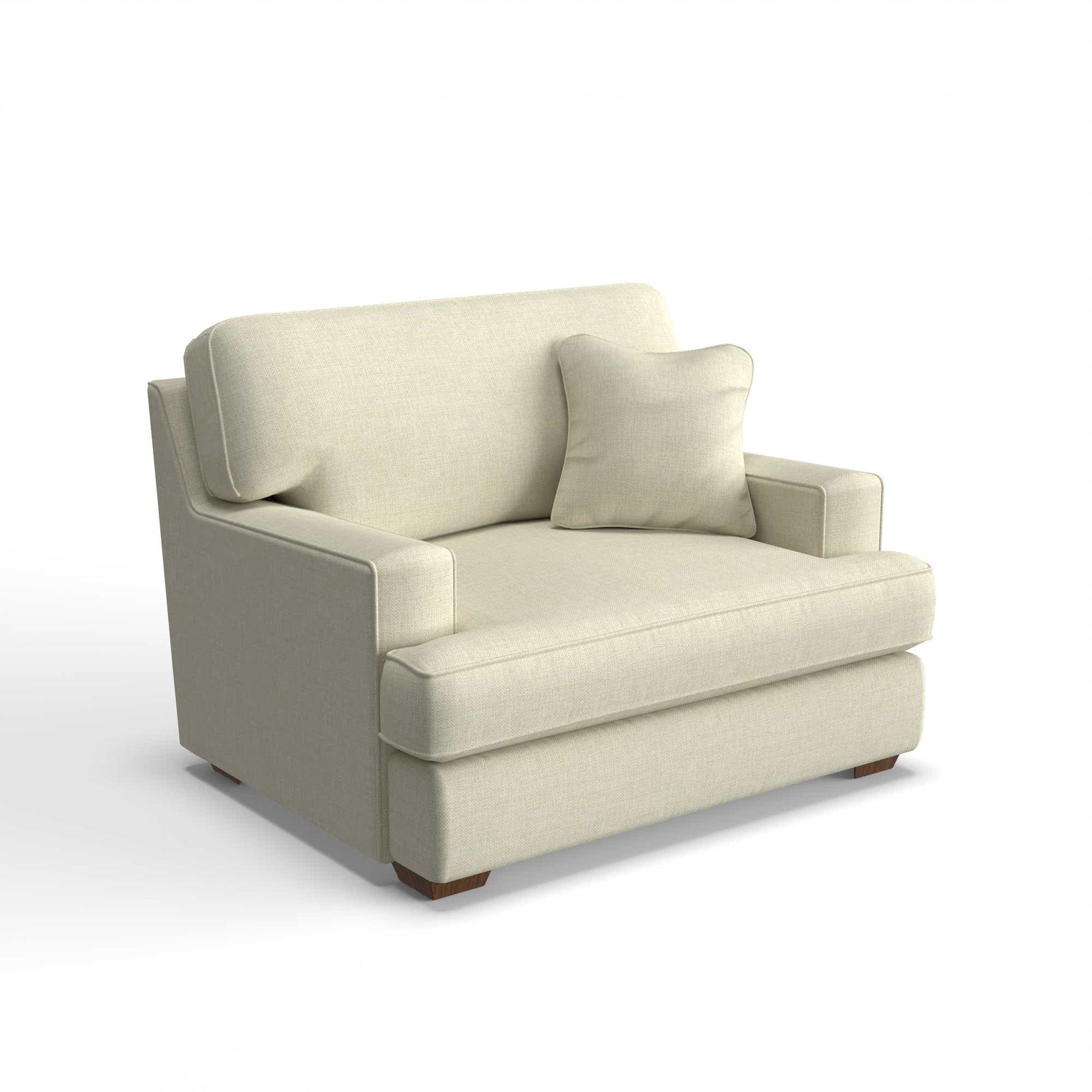 La-Z-Boy Paxton Chair & A Half 655663 in Porcelain – front view