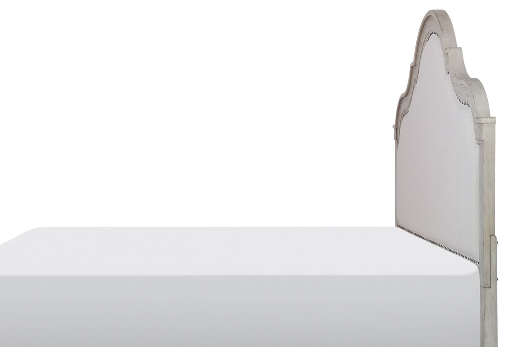 Belhaven - Queen Upholstered Headboard - Pearl Silver