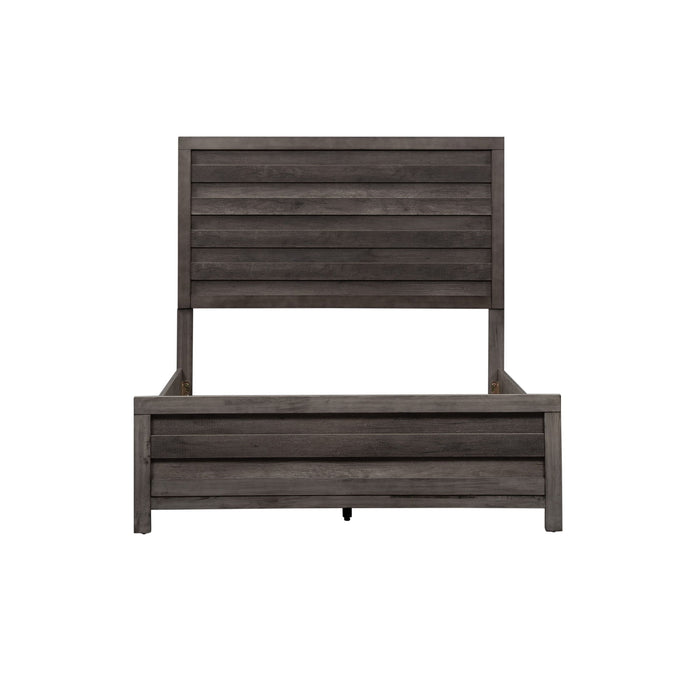 Tanners Creek - Full Panel Headboard & Footboard - Dark Gray