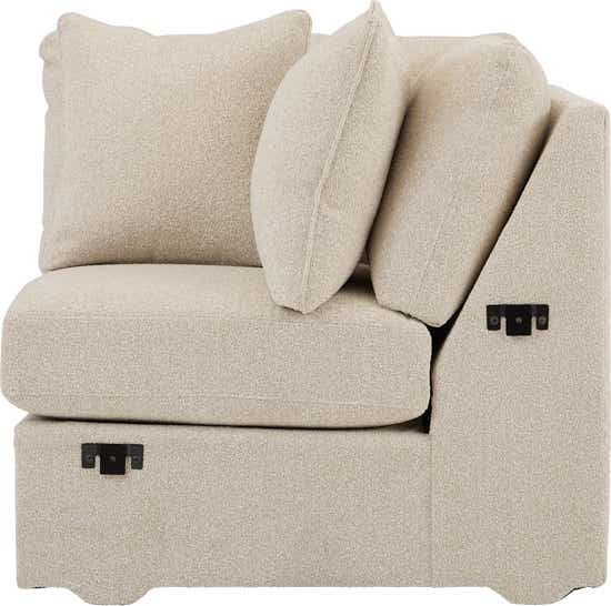 La-Z-Boy Tahoe 90 Degree Corner Unit 6CC632 manufacturer front dimension view